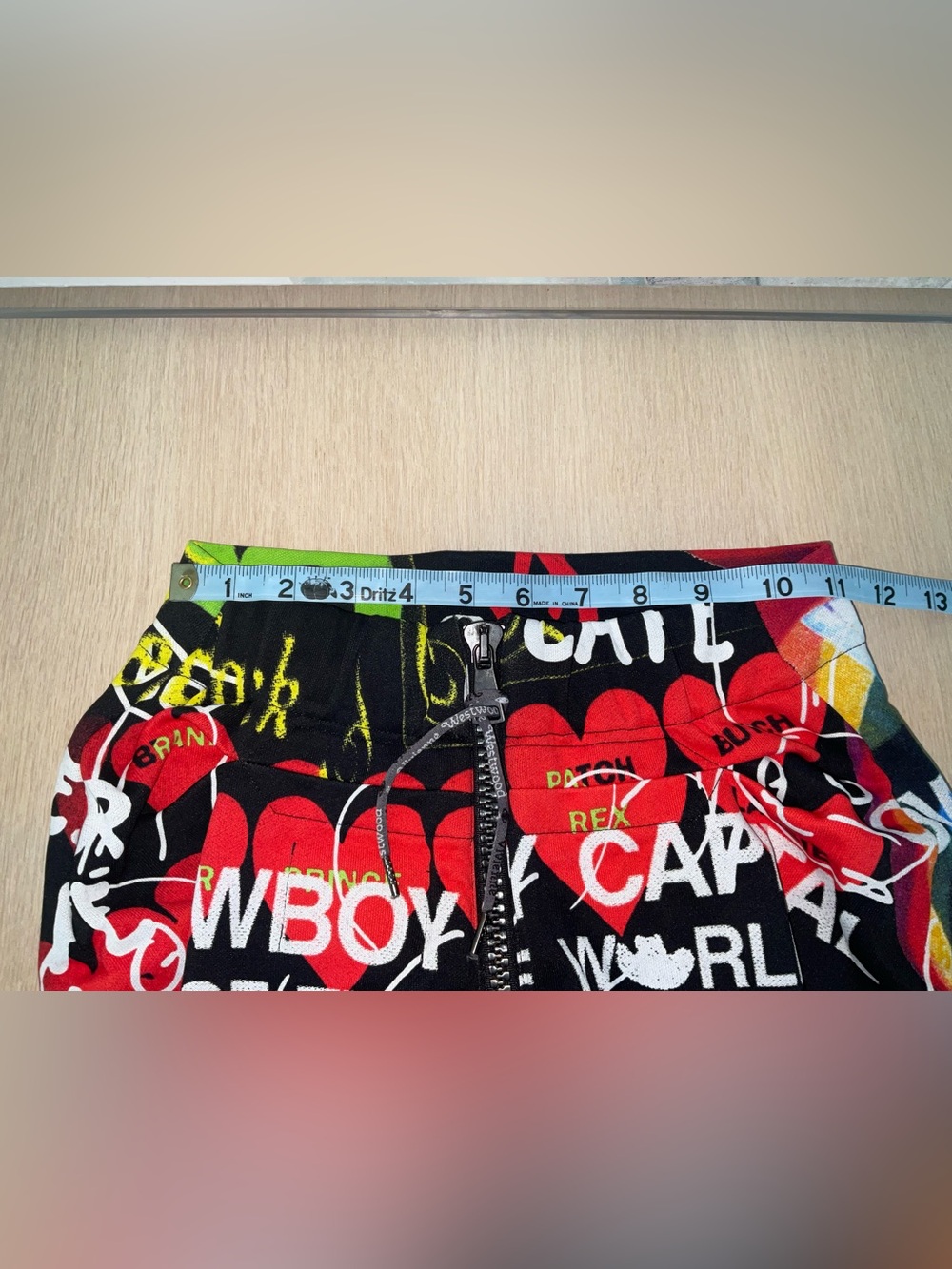Vivienne Westwood Black Graphic Midi Skirt with Multicolor Print - Picture 10 of 15